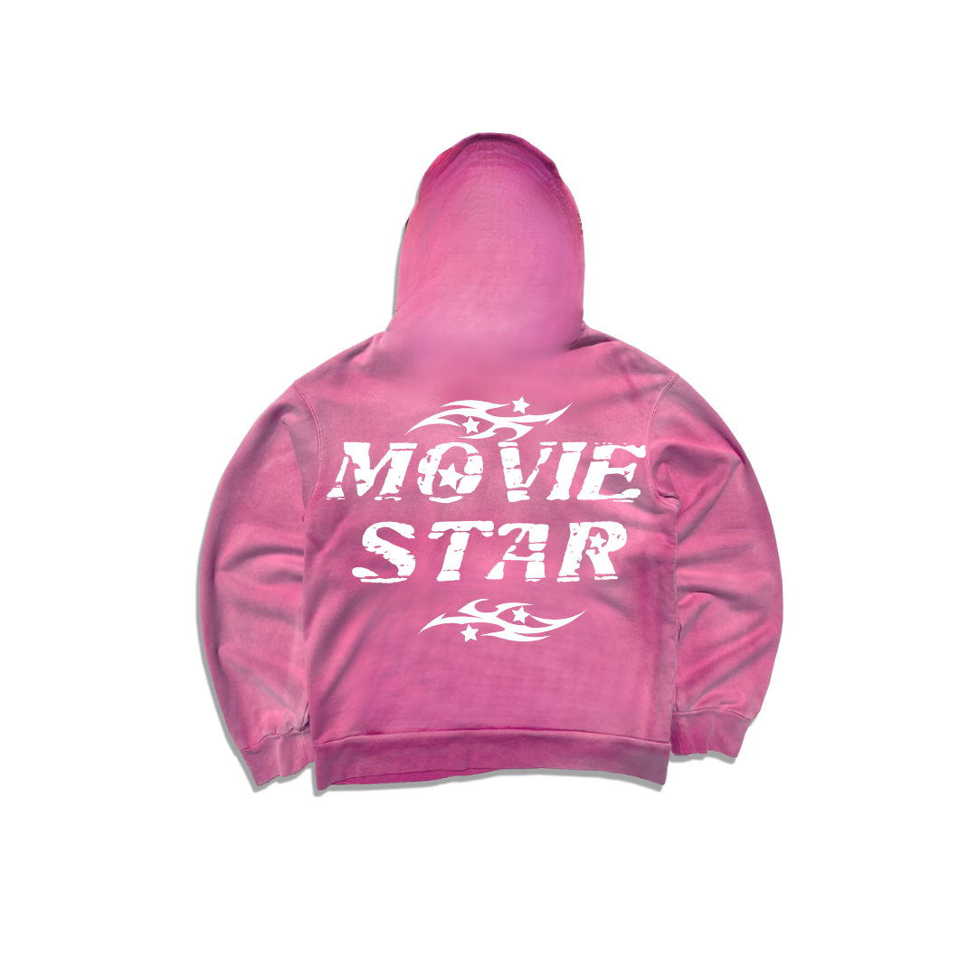 MOVIE Star Pink Hoodie